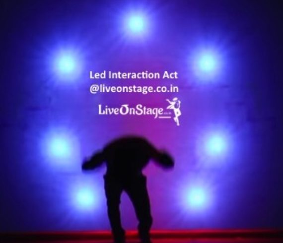 Led Interaction Act, Led Act, Led Interaction Story Act, Innovative Act, Stage Show, Stage Performance, Live On Stage, Live On Stage Entertainment, Uv Led Show