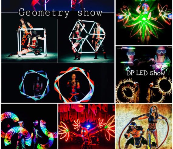 Led Show, Led Costume Show, Technology, UV show. Laser Show, Interactive Act, Visual Show, Stage Show, Live on Stage, Led Interactive Show