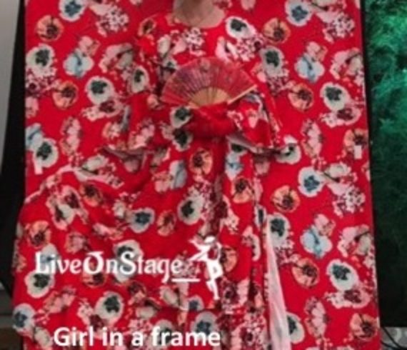 Girl in a Frame, Interactive Act, Stage Act, Ambient Act, International Act, Live On Stage, Live On Stage Entertainment, Weddings,