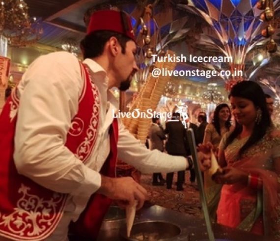 Turkish Ice Cream, Catering, Deserts, Ice Cream, Live On Stage, Live On Stage Entertainment, Dessert Entertainment,