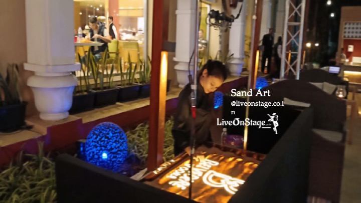 Sand Art, Sand Artists, Sand Art Performer, Storyboard in Sand