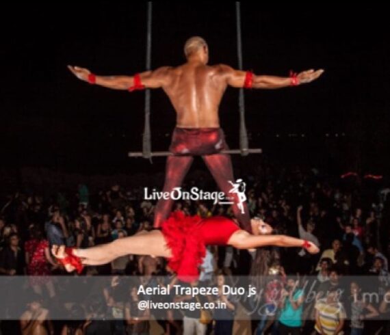 Aerail Act, Aerial Duo Act, Aerial Trapeze, Aerial Silk, Fire Act, Stiltwalker, Circus Performer, Stunts, Stage Performer,