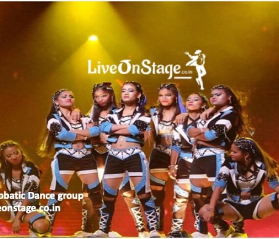 Female Acrobatic Dance Group, Live on Stage, stage performance, stunt act